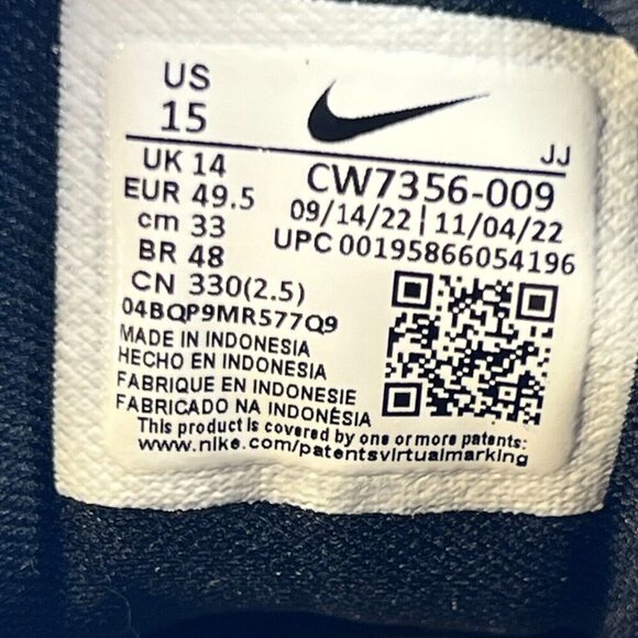 Nike Mens CW7356009 Pure Platinum Photo Blue Air Zoom Pegasus 38 Size 15 Sneaker - Picture 8 of 12